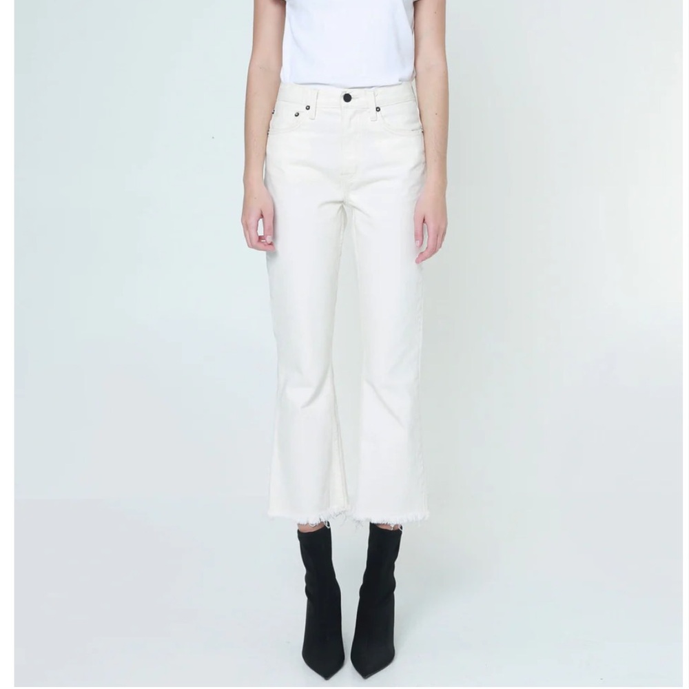 Noend Denim Distressed white Jeans